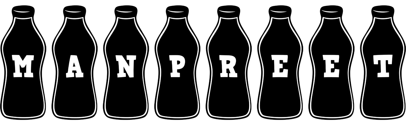 Manpreet bottle logo