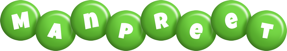 Manpreet candy-green logo