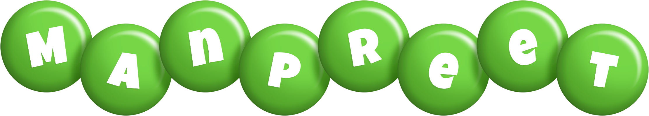 Manpreet candy-green logo