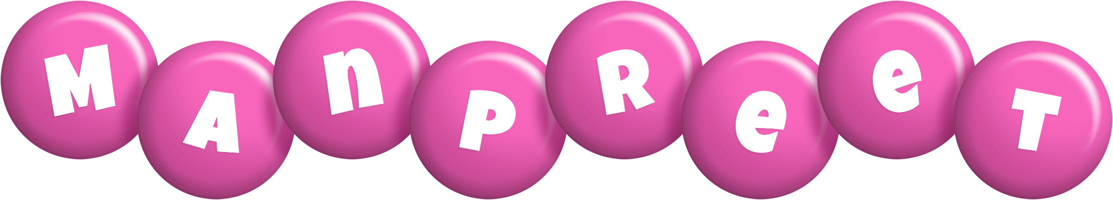 Manpreet candy-pink logo