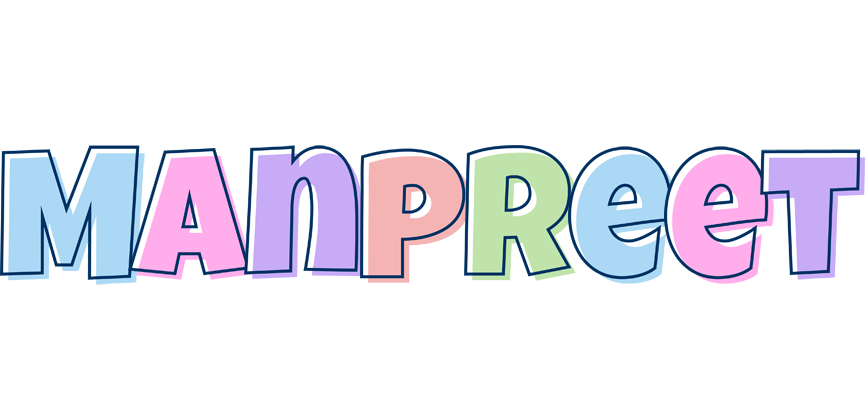Manpreet pastel logo
