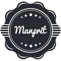 Manprit badge logo