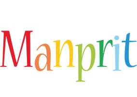 Manprit birthday logo