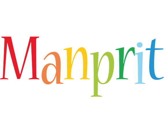 Manprit birthday logo