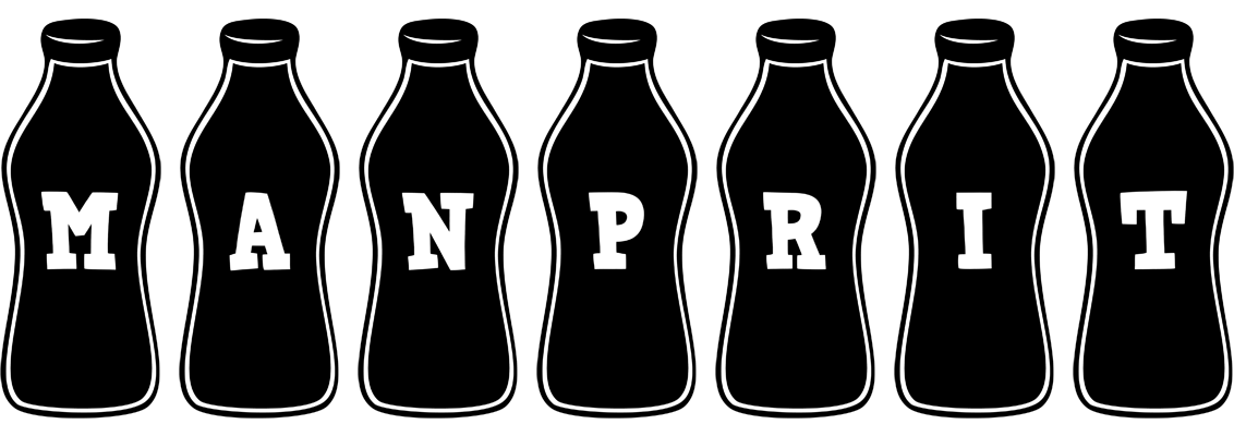 Manprit bottle logo