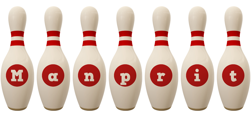 Manprit bowling-pin logo