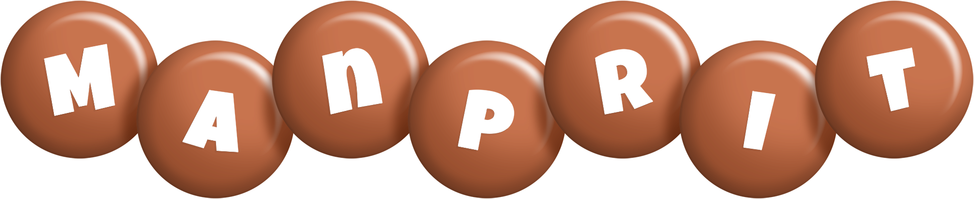 Manprit candy-brown logo