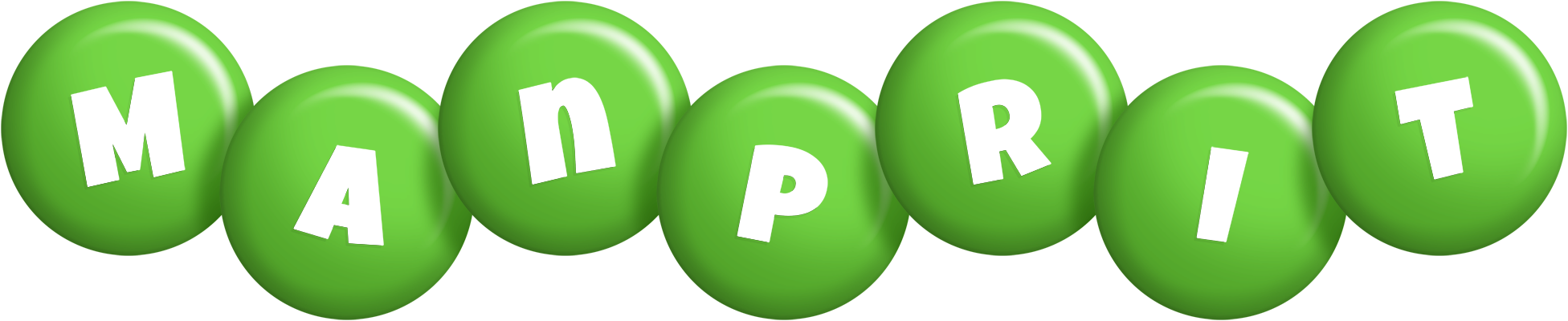 Manprit candy-green logo