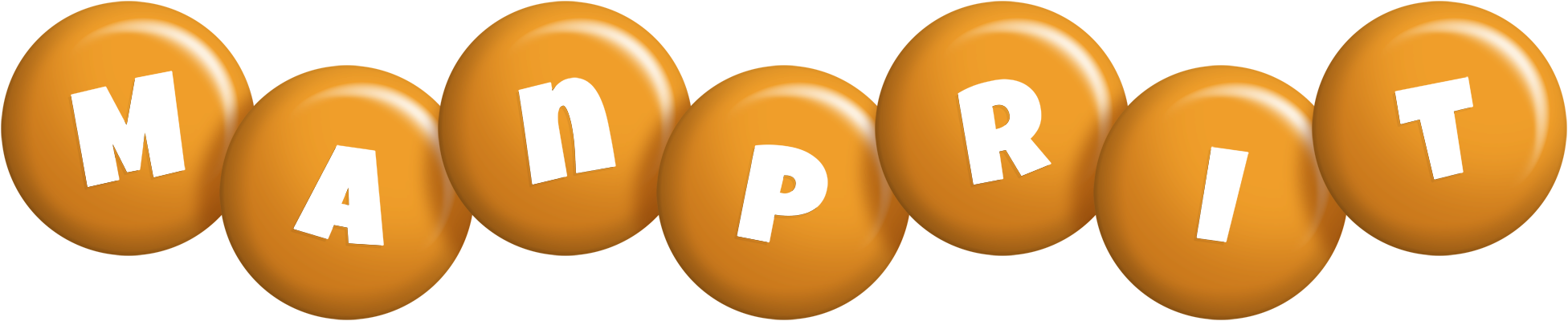 Manprit candy-orange logo