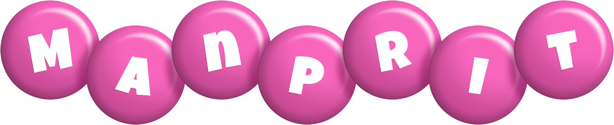 Manprit candy-pink logo