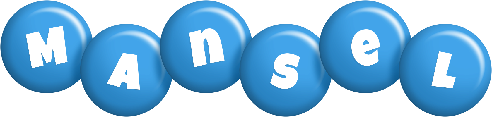 Mansel candy-blue logo
