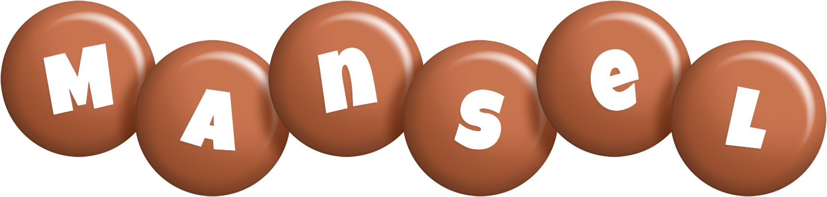 Mansel candy-brown logo