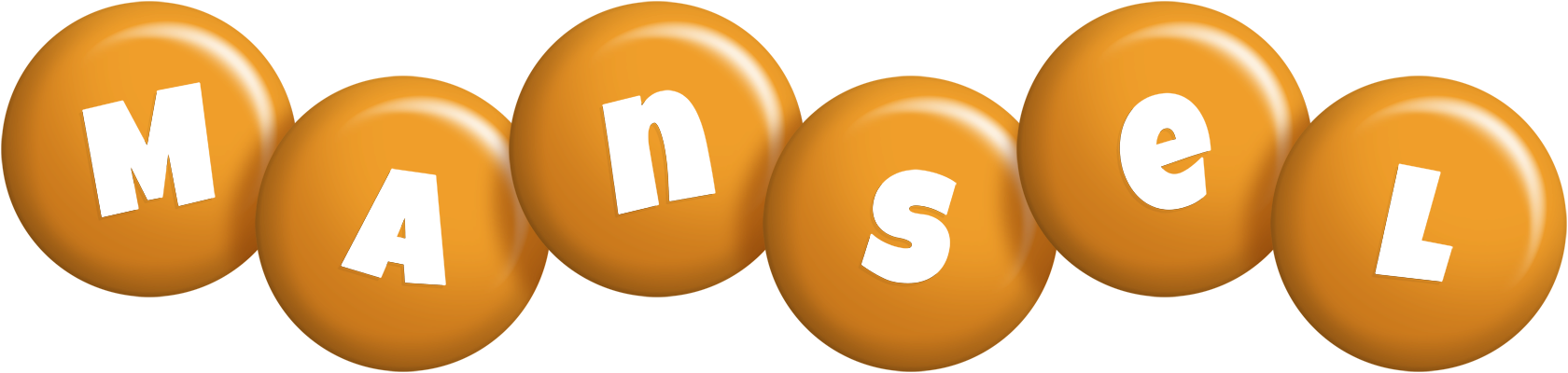 Mansel candy-orange logo