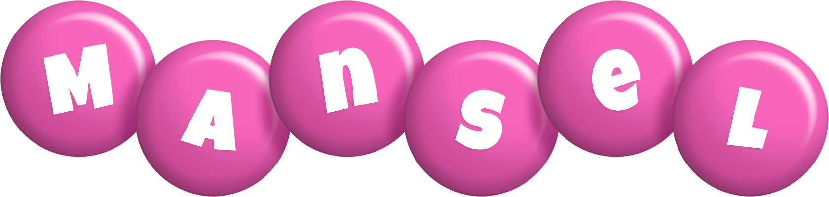 Mansel candy-pink logo