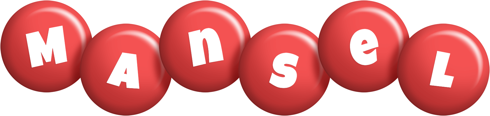 Mansel candy-red logo