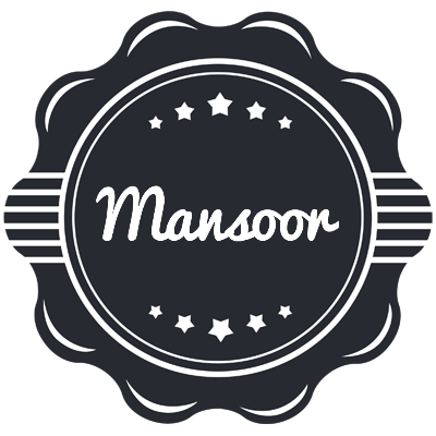 Mansoor badge logo