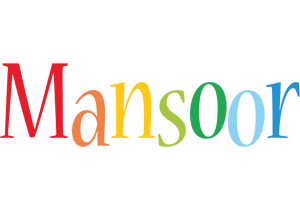 Mansoor birthday logo