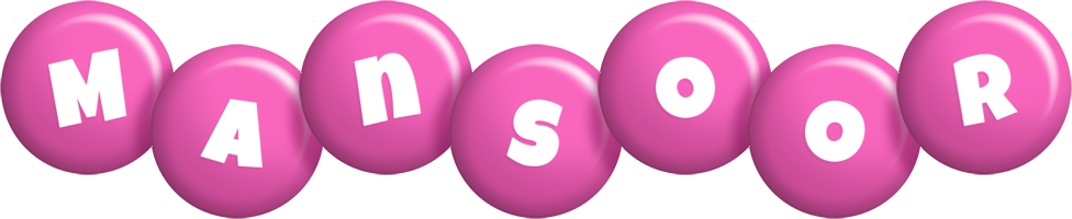 Mansoor candy-pink logo