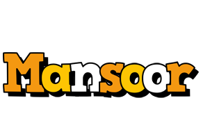 Mansoor cartoon logo