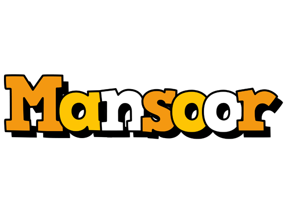 Mansoor cartoon logo