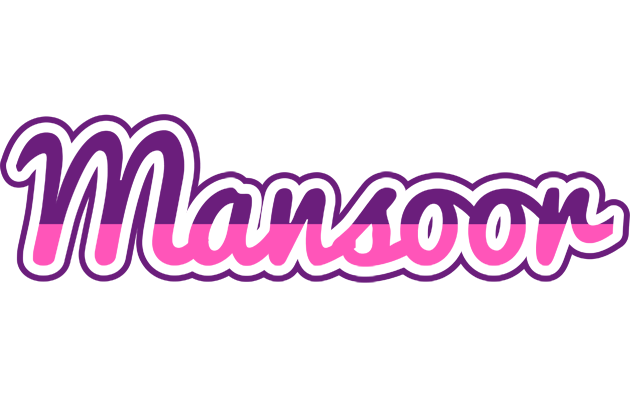 Mansoor cheerful logo