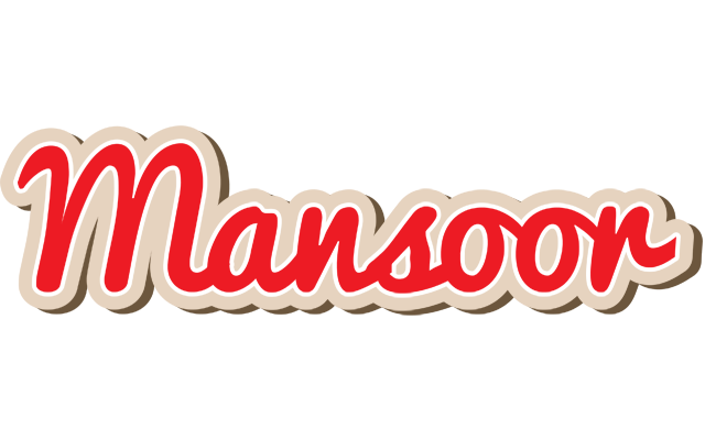 Mansoor chocolate logo