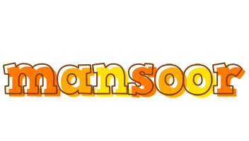 Mansoor desert logo