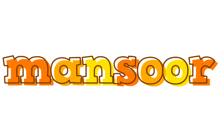 Mansoor desert logo