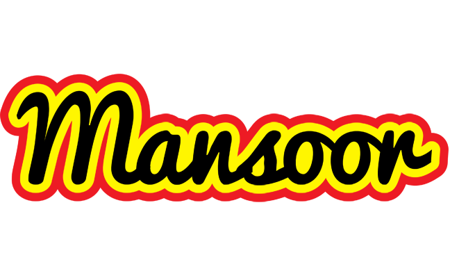 Mansoor flaming logo