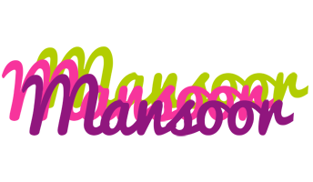 Mansoor flowers logo