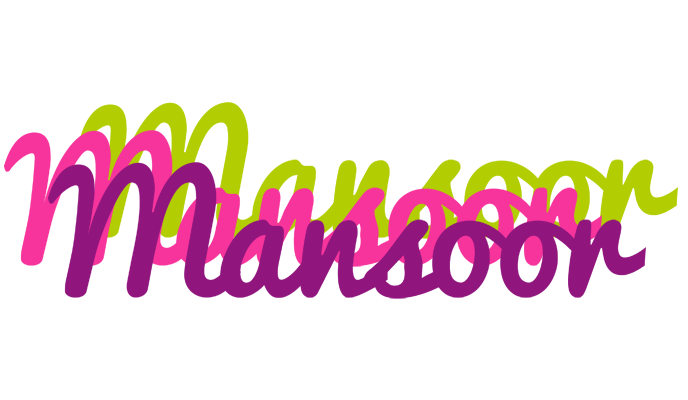 Mansoor flowers logo
