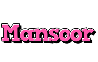 Mansoor girlish logo