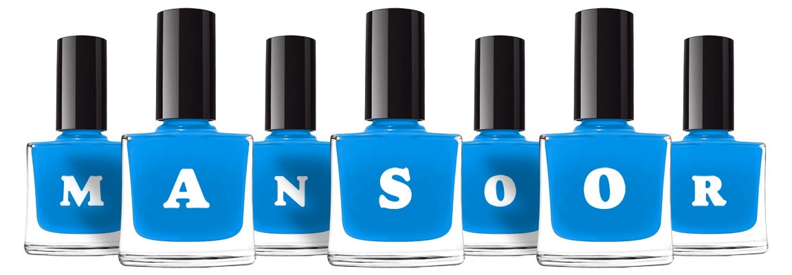 Mansoor glossy logo