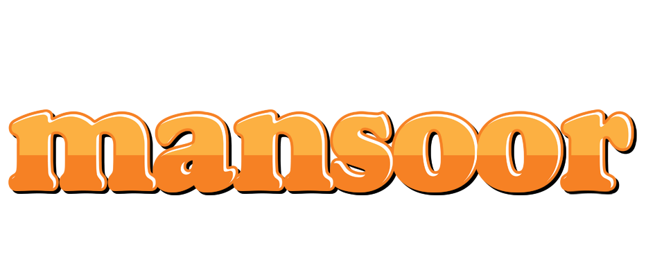 Mansoor orange logo