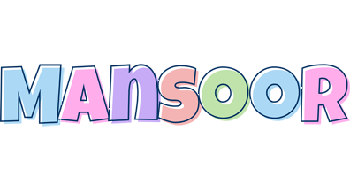 Mansoor pastel logo