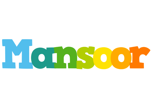 Mansoor rainbows logo
