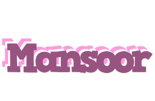 Mansoor relaxing logo