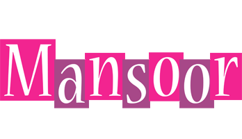 Mansoor whine logo