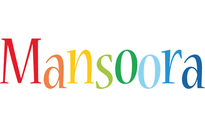 Mansoora birthday logo