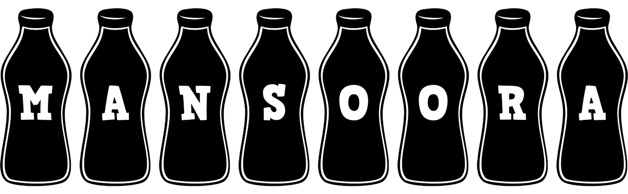 Mansoora bottle logo
