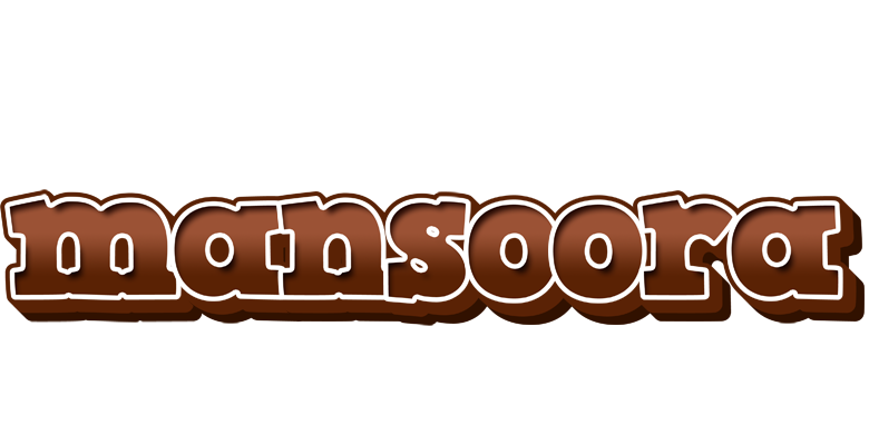 Mansoora brownie logo
