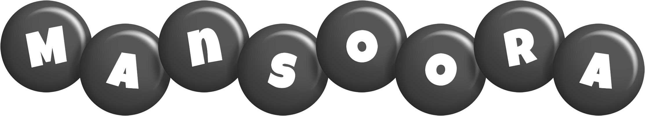 Mansoora candy-black logo