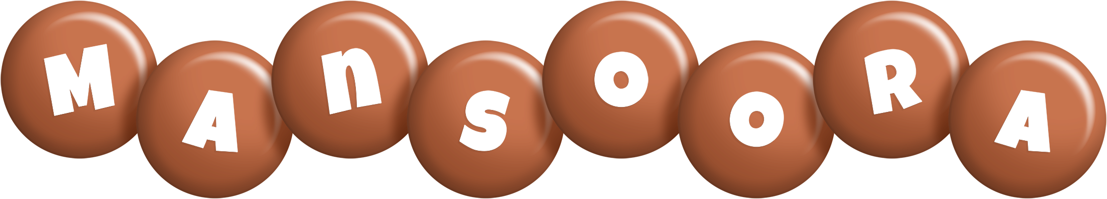 Mansoora candy-brown logo