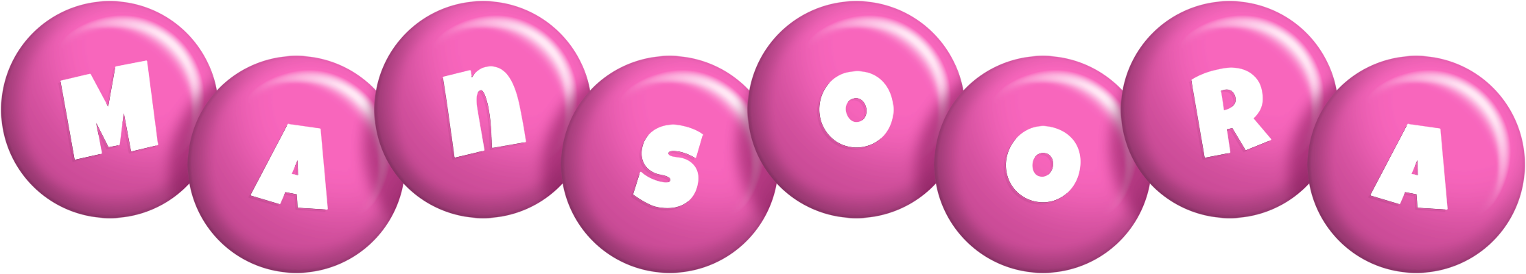 Mansoora candy-pink logo