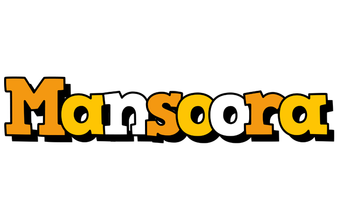 Mansoora cartoon logo
