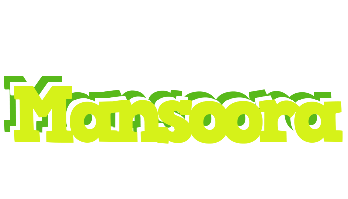 Mansoora citrus logo