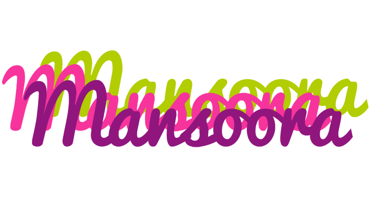 Mansoora flowers logo