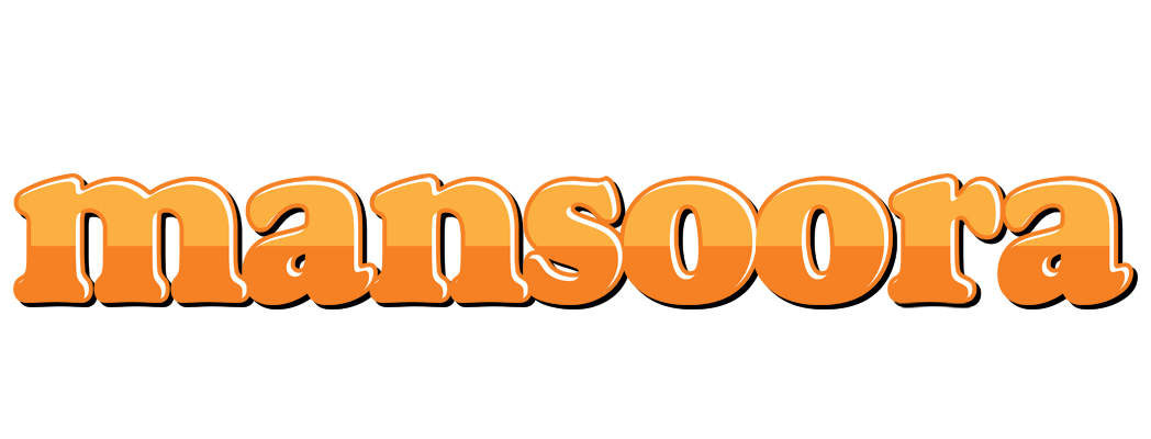 Mansoora orange logo