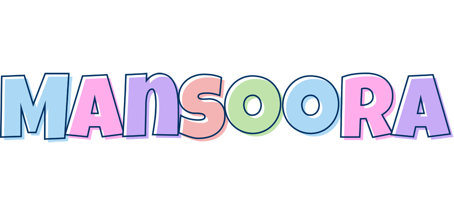Mansoora pastel logo