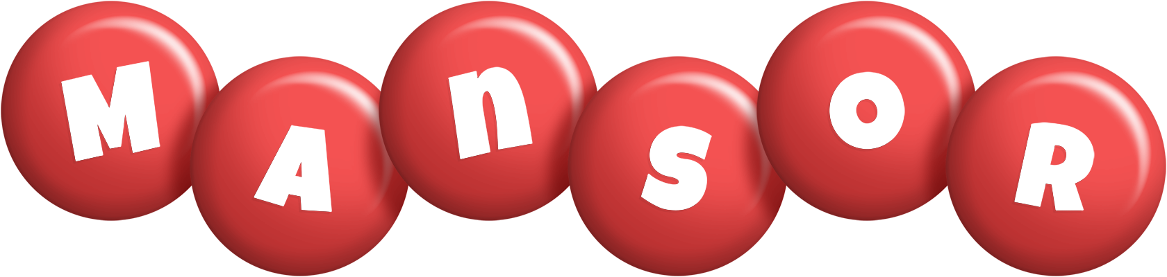 Mansor candy-red logo